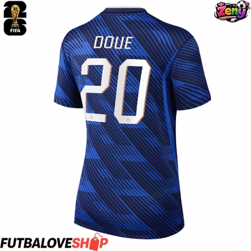 Dres Francúzsko Desire Doue #20 Domáci pre Ženy MS 2026 Krátky Rukáv